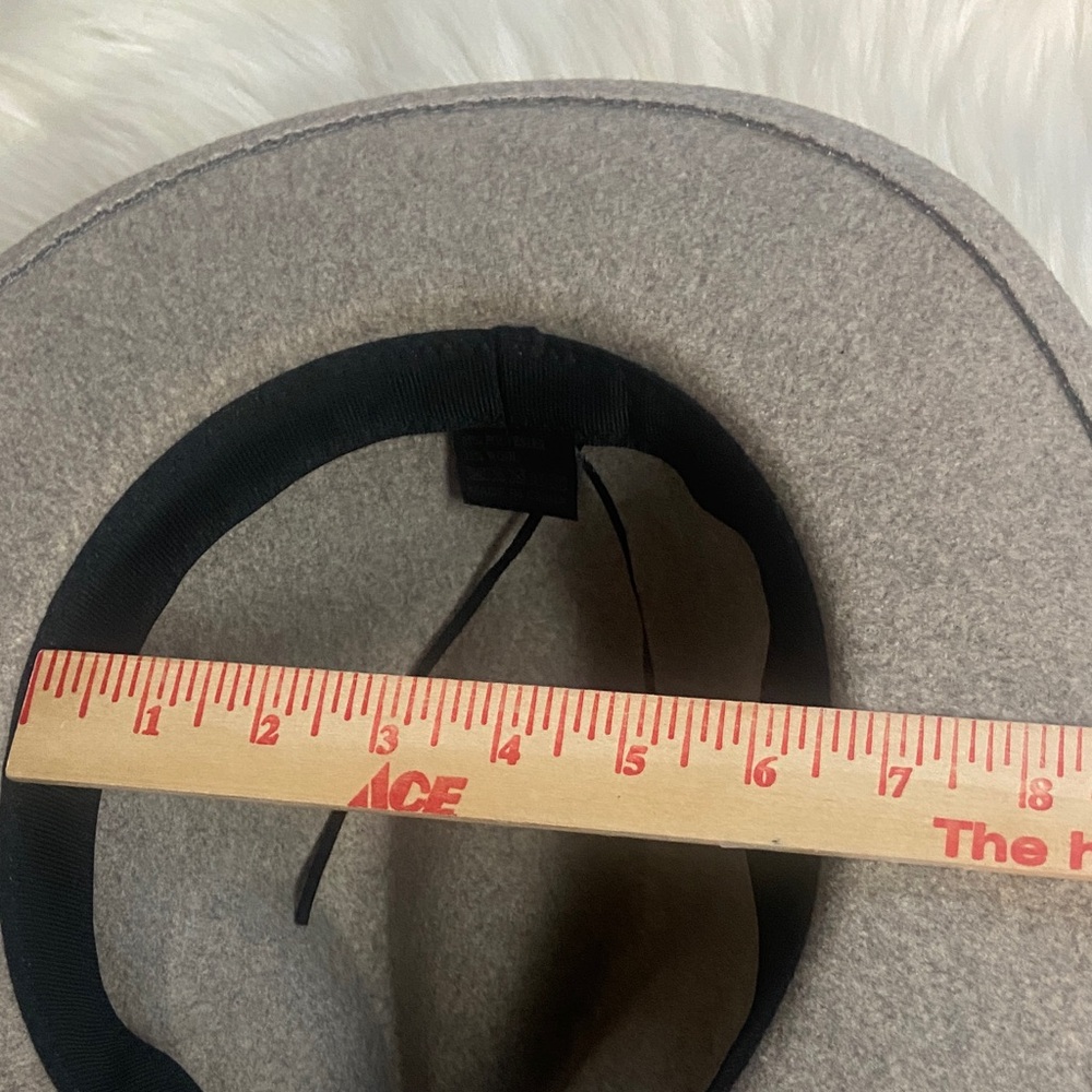 Stylish Gray Fedora Wool Blend Women’s  Hat - Picture 8 of 9